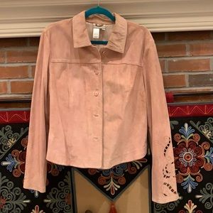 Cold water creek suede jacket in a very good cond